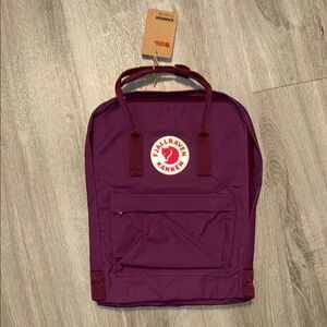 Fjallraven Purple Backpack Classic Design